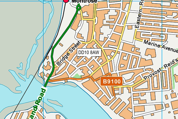 DD10 8AW map - OS VectorMap District (Ordnance Survey) DD10 8AW map - OS VectorMap District (Ordnance Survey)