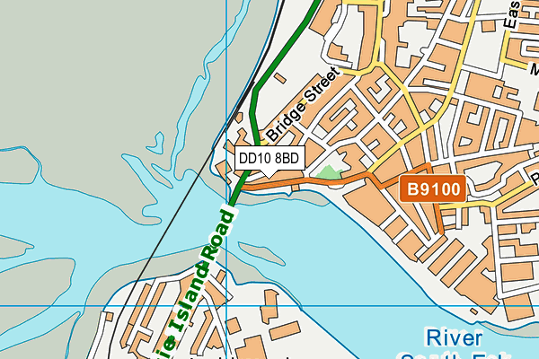 DD10 8BD map - OS VectorMap District (Ordnance Survey) DD10 8BD map - OS VectorMap District (Ordnance Survey)