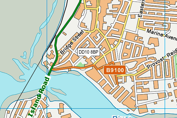 DD10 8BP map - OS VectorMap District (Ordnance Survey) DD10 8BP map - OS VectorMap District (Ordnance Survey)