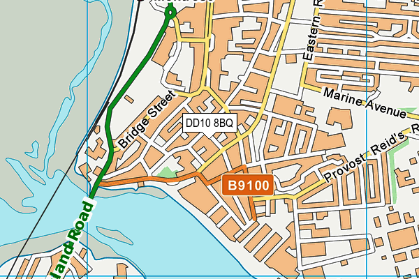 DD10 8BQ map - OS VectorMap District (Ordnance Survey) DD10 8BQ map - OS VectorMap District (Ordnance Survey)
