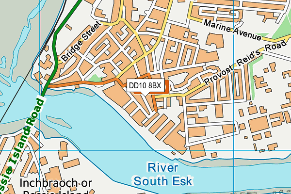 DD10 8BX map - OS VectorMap District (Ordnance Survey) DD10 8BX map - OS VectorMap District (Ordnance Survey)
