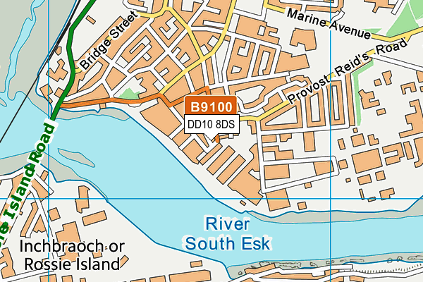DD10 8DS map - OS VectorMap District (Ordnance Survey) DD10 8DS map - OS VectorMap District (Ordnance Survey)