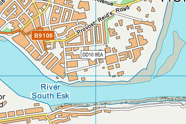 DD10 8EA map - OS VectorMap District (Ordnance Survey) DD10 8EA map - OS VectorMap District (Ordnance Survey)