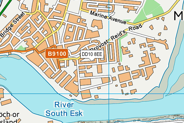 DD10 8EE map - OS VectorMap District (Ordnance Survey) DD10 8EE map - OS VectorMap District (Ordnance Survey)