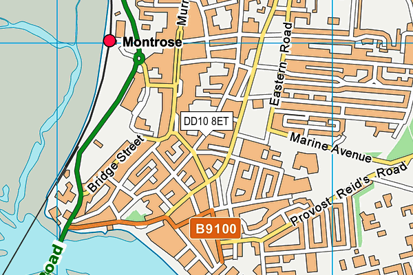 DD10 8ET map - OS VectorMap District (Ordnance Survey) DD10 8ET map - OS VectorMap District (Ordnance Survey)