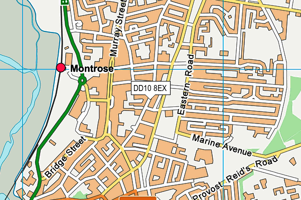 DD10 8EX map - OS VectorMap District (Ordnance Survey) DD10 8EX map - OS VectorMap District (Ordnance Survey)