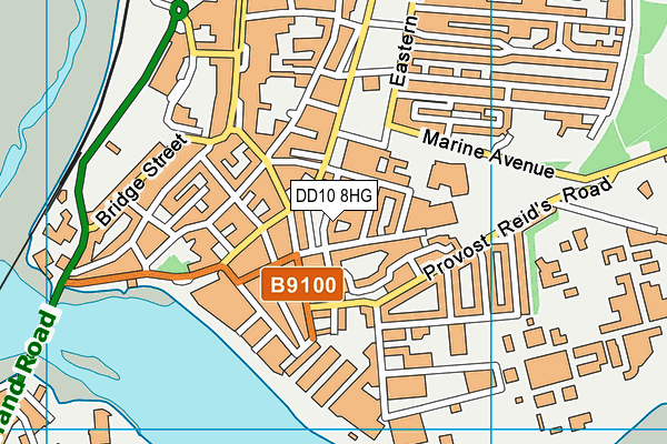 DD10 8HG map - OS VectorMap District (Ordnance Survey) DD10 8HG map - OS VectorMap District (Ordnance Survey)