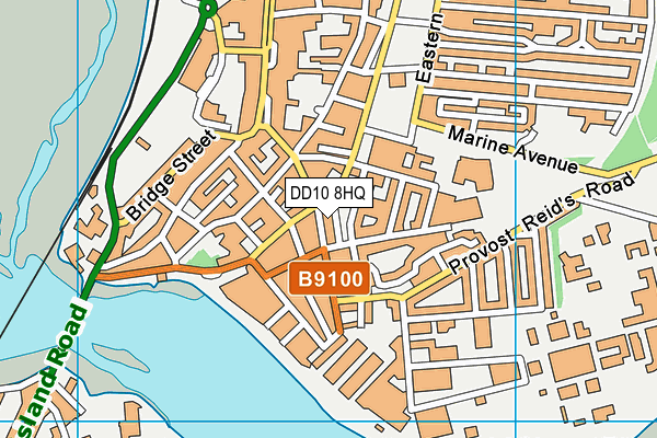 DD10 8HQ map - OS VectorMap District (Ordnance Survey) DD10 8HQ map - OS VectorMap District (Ordnance Survey)