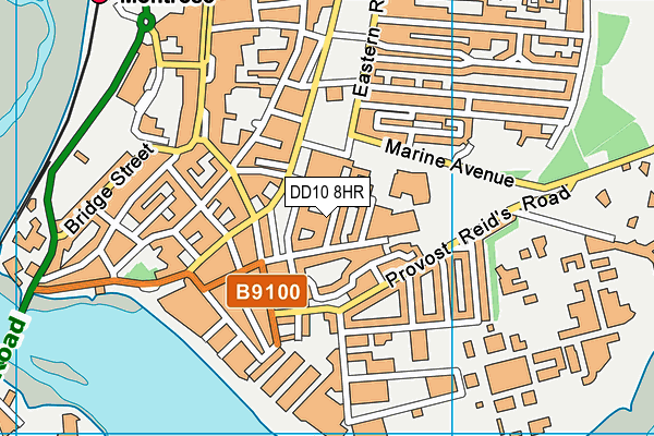 DD10 8HR map - OS VectorMap District (Ordnance Survey) DD10 8HR map - OS VectorMap District (Ordnance Survey)