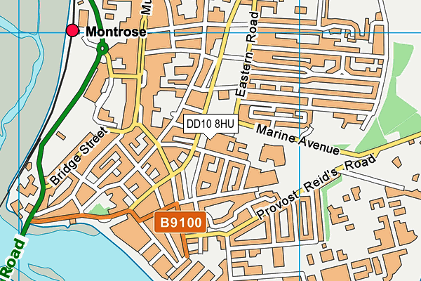 DD10 8HU map - OS VectorMap District (Ordnance Survey) DD10 8HU map - OS VectorMap District (Ordnance Survey)