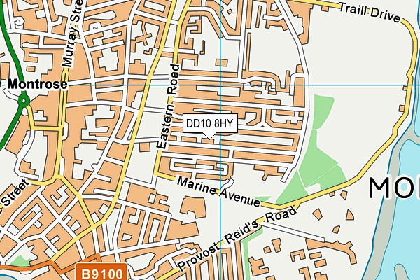 DD10 8HY map - OS VectorMap District (Ordnance Survey) DD10 8HY map - OS VectorMap District (Ordnance Survey)