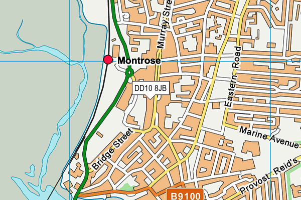 DD10 8JB map - OS VectorMap District (Ordnance Survey) DD10 8JB map - OS VectorMap District (Ordnance Survey)
