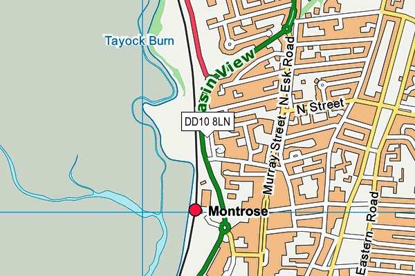 DD10 8LN map - OS VectorMap District (Ordnance Survey) DD10 8LN map - OS VectorMap District (Ordnance Survey)