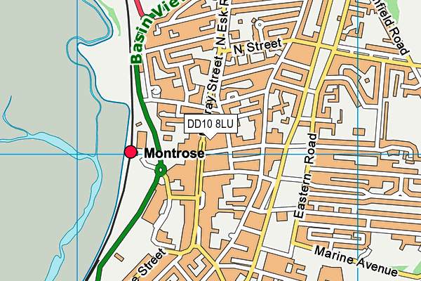 DD10 8LU map - OS VectorMap District (Ordnance Survey) DD10 8LU map - OS VectorMap District (Ordnance Survey)