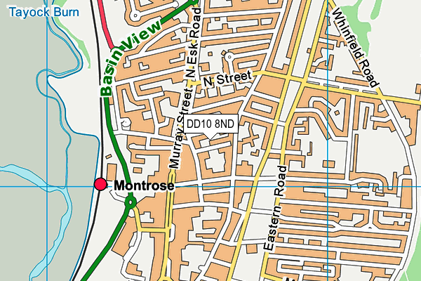 DD10 8ND map - OS VectorMap District (Ordnance Survey) DD10 8ND map - OS VectorMap District (Ordnance Survey)