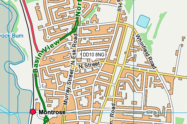 DD10 8NG map - OS VectorMap District (Ordnance Survey) DD10 8NG map - OS VectorMap District (Ordnance Survey)