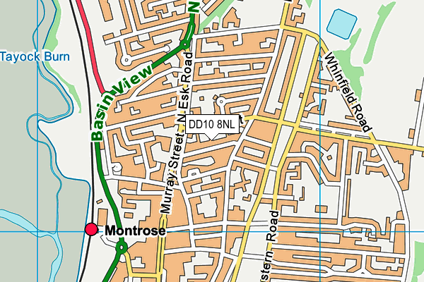 DD10 8NL map - OS VectorMap District (Ordnance Survey) DD10 8NL map - OS VectorMap District (Ordnance Survey)