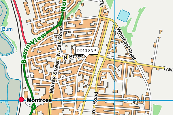 DD10 8NP map - OS VectorMap District (Ordnance Survey) DD10 8NP map - OS VectorMap District (Ordnance Survey)