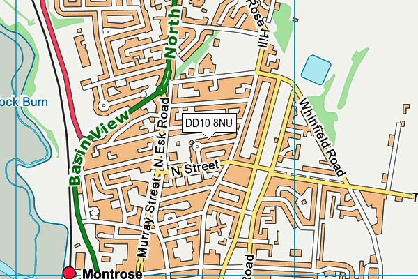 DD10 8NU map - OS VectorMap District (Ordnance Survey) DD10 8NU map - OS VectorMap District (Ordnance Survey)
