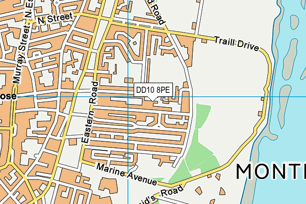 DD10 8PE map - OS VectorMap District (Ordnance Survey) DD10 8PE map - OS VectorMap District (Ordnance Survey)