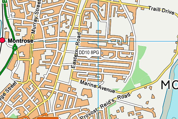 DD10 8PG map - OS VectorMap District (Ordnance Survey) DD10 8PG map - OS VectorMap District (Ordnance Survey)