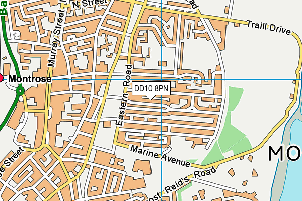 DD10 8PN map - OS VectorMap District (Ordnance Survey) DD10 8PN map - OS VectorMap District (Ordnance Survey)