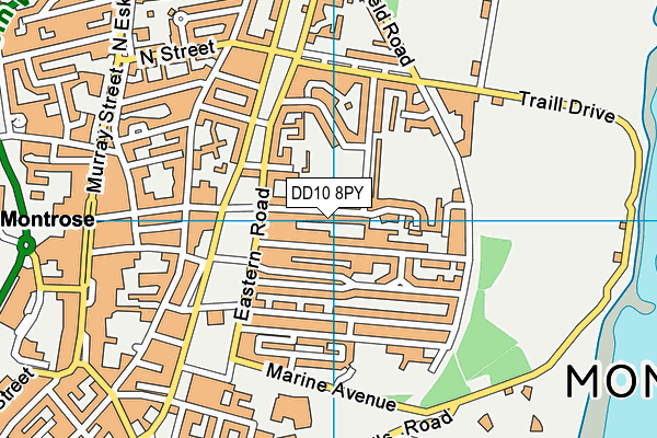 DD10 8PY map - OS VectorMap District (Ordnance Survey) DD10 8PY map - OS VectorMap District (Ordnance Survey)