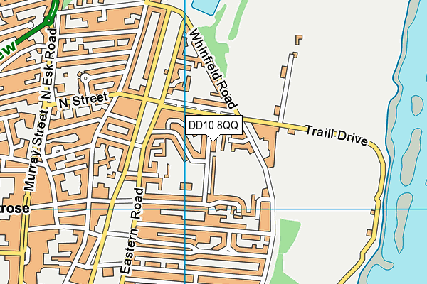 DD10 8QQ map - OS VectorMap District (Ordnance Survey) DD10 8QQ map - OS VectorMap District (Ordnance Survey)