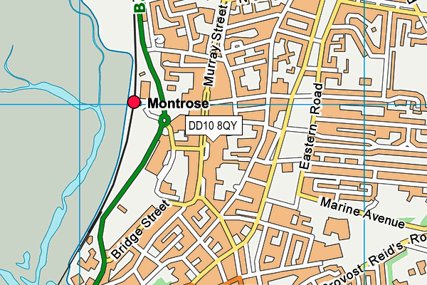 DD10 8QY map - OS VectorMap District (Ordnance Survey) DD10 8QY map - OS VectorMap District (Ordnance Survey)