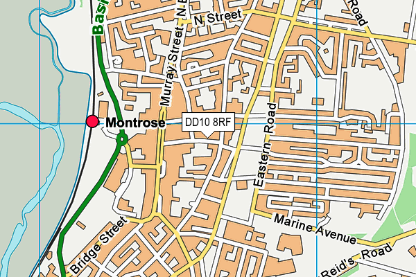 DD10 8RF map - OS VectorMap District (Ordnance Survey) DD10 8RF map - OS VectorMap District (Ordnance Survey)