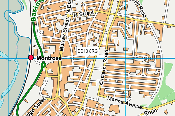 DD10 8RG map - OS VectorMap District (Ordnance Survey) DD10 8RG map - OS VectorMap District (Ordnance Survey)