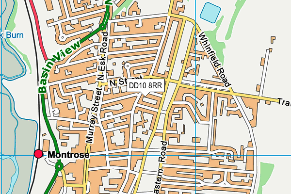 DD10 8RR map - OS VectorMap District (Ordnance Survey) DD10 8RR map - OS VectorMap District (Ordnance Survey)