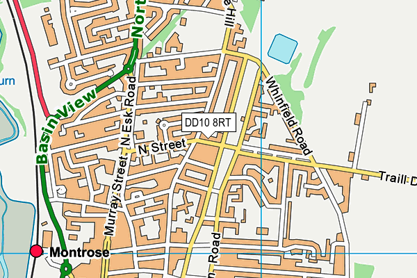 DD10 8RT map - OS VectorMap District (Ordnance Survey) DD10 8RT map - OS VectorMap District (Ordnance Survey)