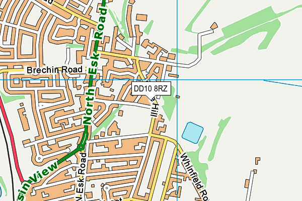 DD10 8RZ map - OS VectorMap District (Ordnance Survey) DD10 8RZ map - OS VectorMap District (Ordnance Survey)