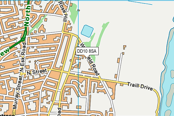 DD10 8SA map - OS VectorMap District (Ordnance Survey) DD10 8SA map - OS VectorMap District (Ordnance Survey)
