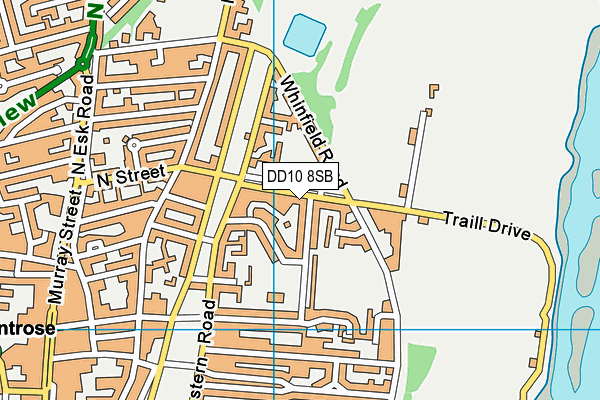 DD10 8SB map - OS VectorMap District (Ordnance Survey) DD10 8SB map - OS VectorMap District (Ordnance Survey)