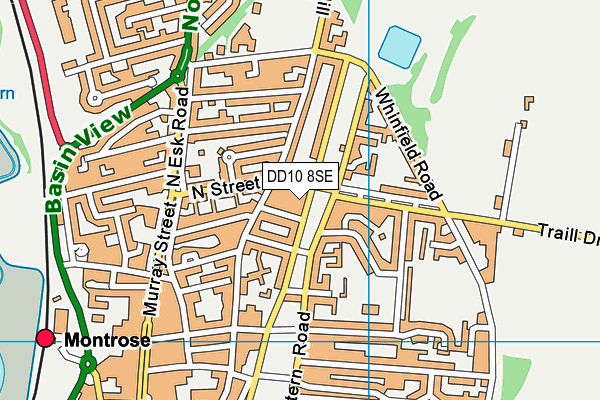 DD10 8SE map - OS VectorMap District (Ordnance Survey) DD10 8SE map - OS VectorMap District (Ordnance Survey)