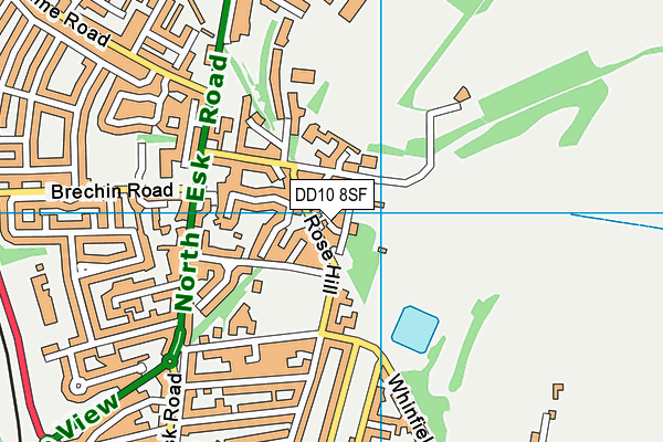 DD10 8SF map - OS VectorMap District (Ordnance Survey) DD10 8SF map - OS VectorMap District (Ordnance Survey)