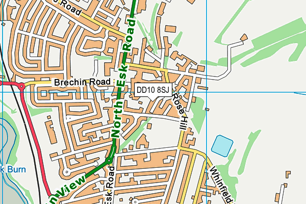 DD10 8SJ map - OS VectorMap District (Ordnance Survey) DD10 8SJ map - OS VectorMap District (Ordnance Survey)