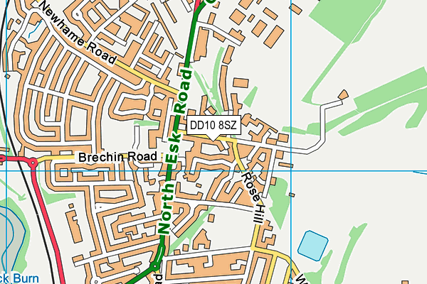 DD10 8SZ map - OS VectorMap District (Ordnance Survey) DD10 8SZ map - OS VectorMap District (Ordnance Survey)
