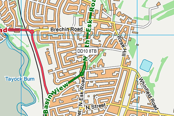 DD10 8TB map - OS VectorMap District (Ordnance Survey) DD10 8TB map - OS VectorMap District (Ordnance Survey)