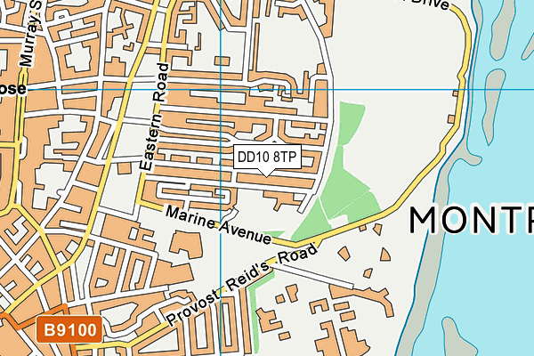 DD10 8TP map - OS VectorMap District (Ordnance Survey) DD10 8TP map - OS VectorMap District (Ordnance Survey)