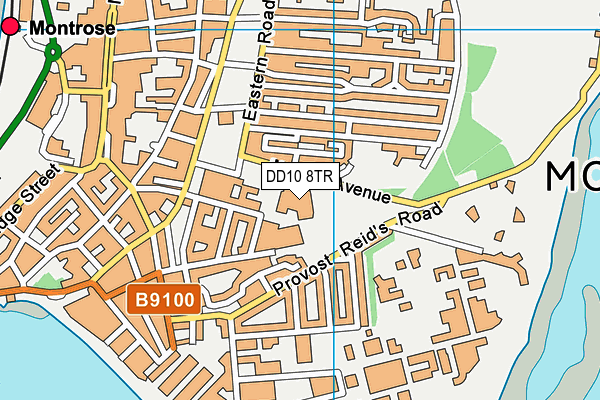 DD10 8TR map - OS VectorMap District (Ordnance Survey) DD10 8TR map - OS VectorMap District (Ordnance Survey)