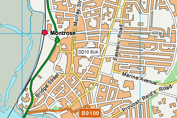DD10 8UA map - OS VectorMap District (Ordnance Survey) DD10 8UA map - OS VectorMap District (Ordnance Survey)