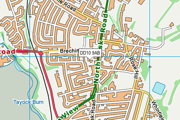 DD10 9AB map - OS VectorMap District (Ordnance Survey) DD10 9AB map - OS VectorMap District (Ordnance Survey)