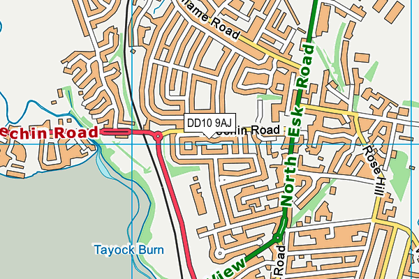 DD10 9AJ map - OS VectorMap District (Ordnance Survey) DD10 9AJ map - OS VectorMap District (Ordnance Survey)