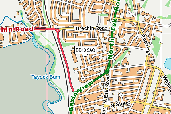 DD10 9AQ map - OS VectorMap District (Ordnance Survey) DD10 9AQ map - OS VectorMap District (Ordnance Survey)