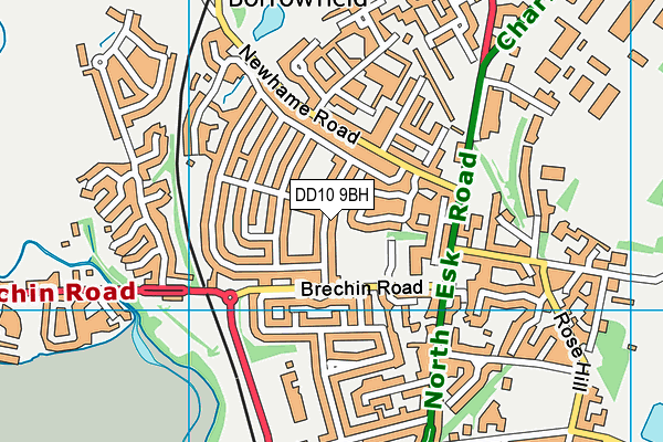 DD10 9BH map - OS VectorMap District (Ordnance Survey) DD10 9BH map - OS VectorMap District (Ordnance Survey)