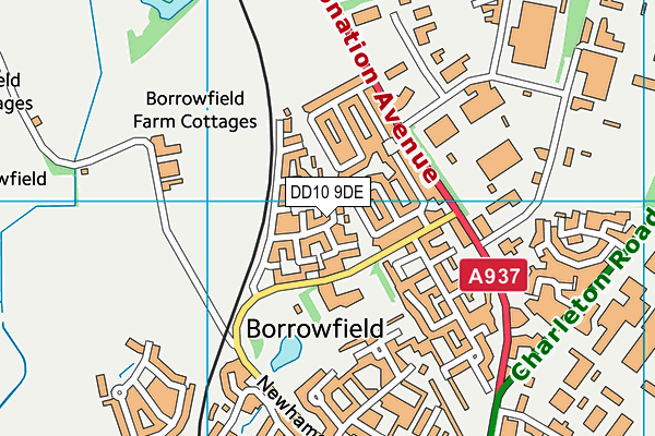 DD10 9DE map - OS VectorMap District (Ordnance Survey) DD10 9DE map - OS VectorMap District (Ordnance Survey)