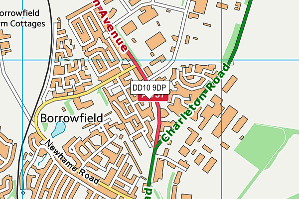 DD10 9DP map - OS VectorMap District (Ordnance Survey) DD10 9DP map - OS VectorMap District (Ordnance Survey)